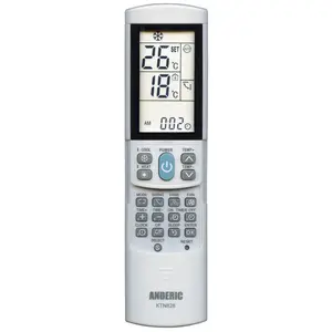 Anderic KTN828 (White) Universal Air Conditioner Remote Control for Mini Split, HVAC, Window, and Portable AC