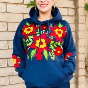 Sudaderas de $37 Artesanal Hoodie – Comfort Meets Color  Cozy, colorful, and one of a kind  This handmade hoodie features vibrant Mexican floral embroidery, crafted by skilled artisans