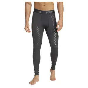 adidas Men's Techfit Control Athletic Leggings - for Training, Casual Wear, Black