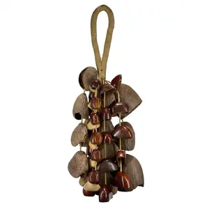 Boho Whimsical Home Decor - Handmade Natural Shell Wind Chimes, Zen Meditation Soundscape, Indoor & Yard Decor, Unique Gift