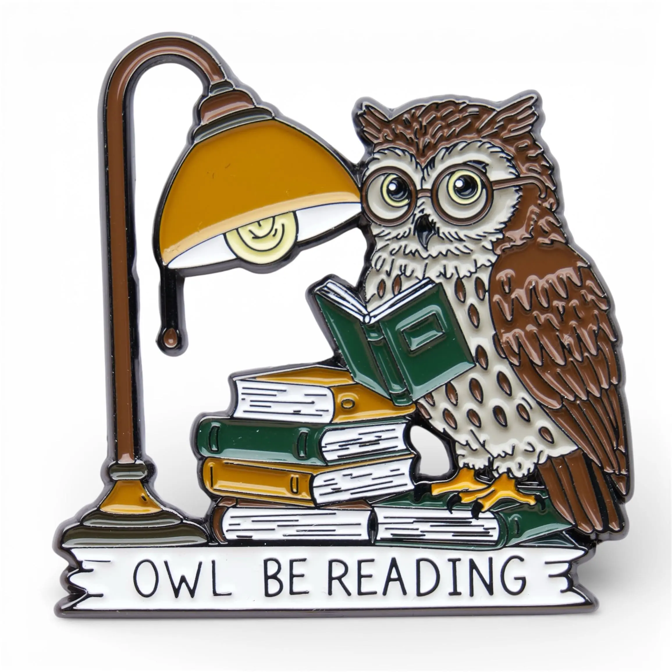 Owl Be Reading Pin Owl Be Reading Pin