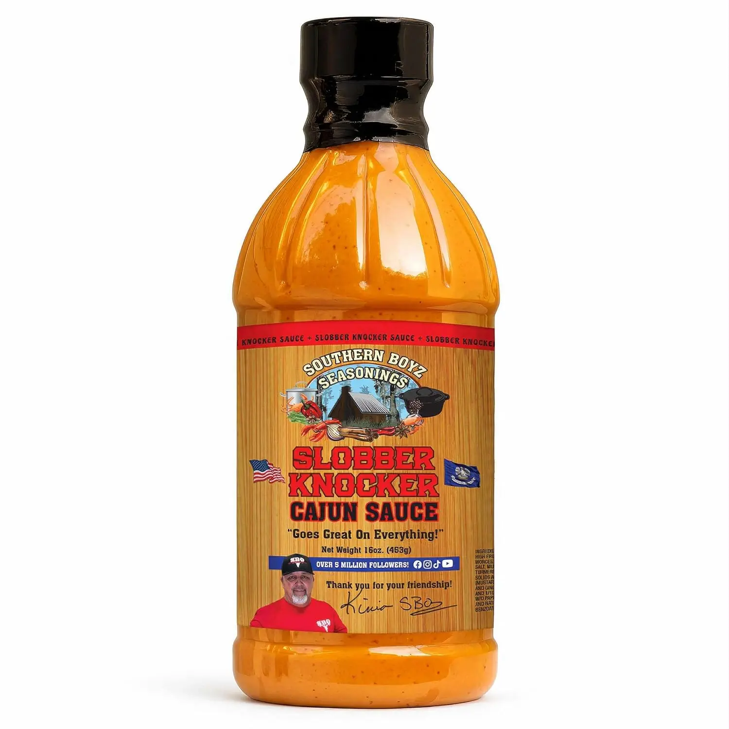 Southern Boyz Seasoning Slobber Knocker Cajun Sauce - Bold Flavor Cooking Sauce & Dip for Daily Meal Preparation