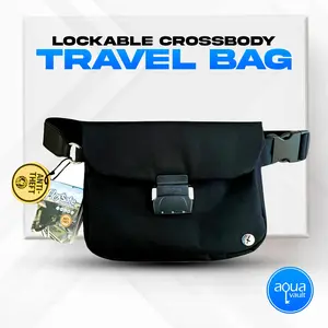 Lockable Anti-Theft Crossbody Bag for Travel