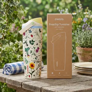 Owala “Mother Nature” FreeSip Sway 30oz Limited Edition – Trendy Leakproof Stainless Steel Water Bottle with Built-In Straw, Insulated Tumbler for Gym, Road Trips, Office, Fitness & Daily Hydration