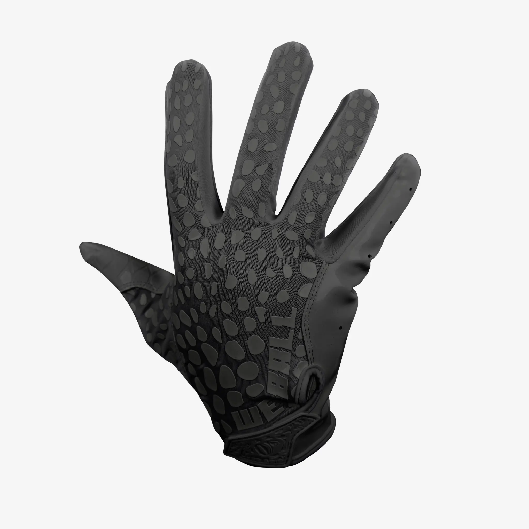 We Ball Sports Hypr-Grip Football Gloves, Men’s Sticky Silicone Palm Receiver Gloves (Youth & Adult)
