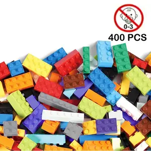 DIY Small Particle Building Blocks, 400pcs/set Colorful Bulk Free Puzzle, Creative and Educational Stacking Building Blocks for Boys & Girls