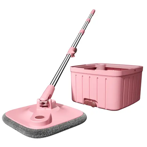 【2026 New Arrivals】Trucozie Spin Mop with Self-Cleaning Bucket - Never Touch Dirty Water Again | 360° Flat Mop, Turbo Rinse System, Reusable Microfiber Pads, Wet Dry Mop for Kitchen Bathroom Hardwood Floors,techvibes
