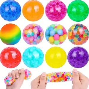 6counts /12pcs/24pcs Stress Relief Balls Toy Set, Squeeze Toys, Colorful Stress Ball, Anxiety Sensory Toy, Birthday Party Favors, Gift Bag Fillers, Random Colors