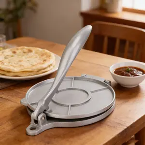 Manual Pressing Machine 16/20 Cm Aluminum Alloy Pizza Pie Maker Tool, Mexican Tortilla Dough Press, Homemade Pancake Kitchen Utensil