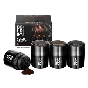 BOLDIFY Hair Fibers Fill In Fine and Thinning Hair for an Instantly Thicker & Fuller Look - Best Value & Superior Formula -14 Shades for Women & Men Color Discovery Kit