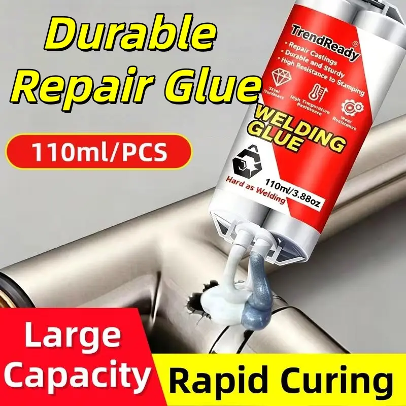1PCS Heavy Duty AB Epoxy Adhesive, Waterproof and Wear-Resistant Epoxy Casting Glue with Accessories, Multi-Purpose Repair Glue for Tile, Metal, Plastic, Ceramics, Wood, Oil-Resistant for General Repairs
