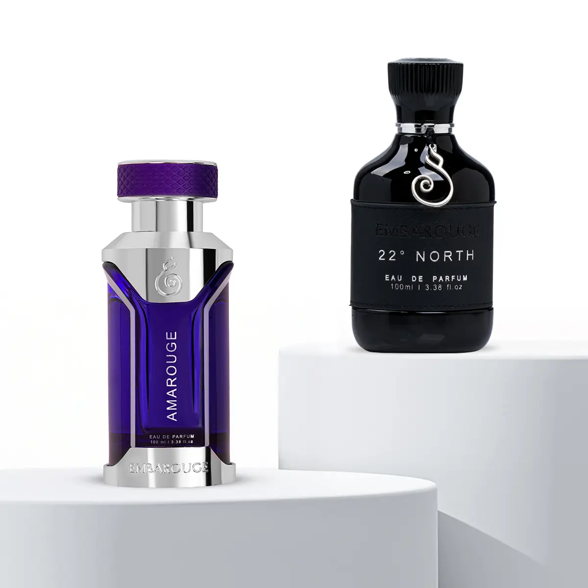 The Heritage Duo by Embarouge | Perfume Combo Gift Set for Men | Embarouge 22 Degree North & Embarouge Amarouge 100 ml Each | Long Lasting Eau De Parfum | Premium Masculine Fragrances | Classy, Refined & Sophisticated Scents