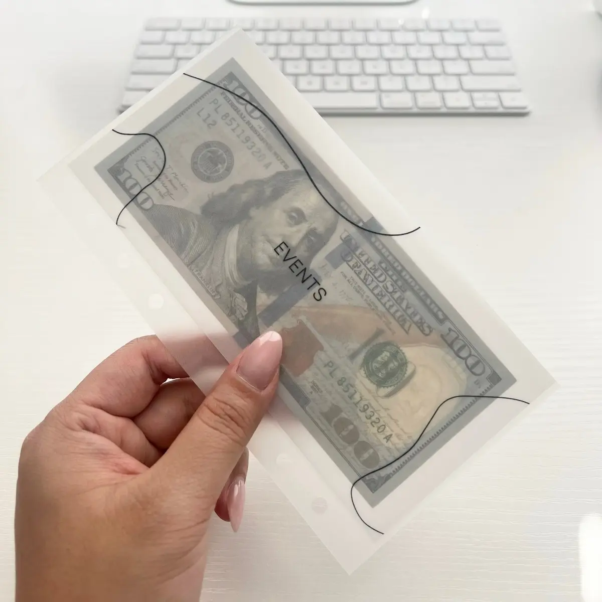 Custom cash envelope (set of 6)
