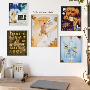 [Poster] Alysa Liu Olympics 2026 Poster Collection 9.5 Mil Premium Satin Photo Paper Inkjet Printing Highest Resolution Bright Colors Triangular Tubes Durability