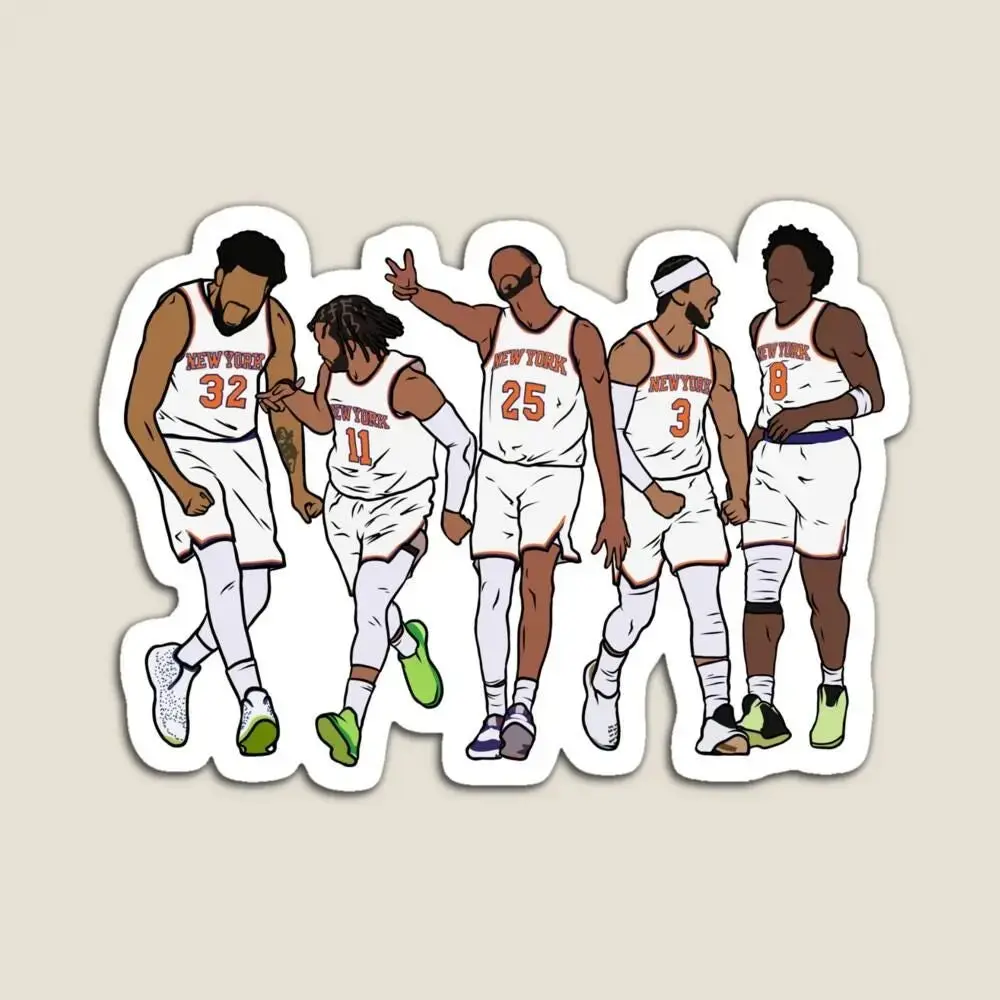Basketball NY Sticker, Basketball Fan Stickers, Laptop Phone or Water Bottle Decal