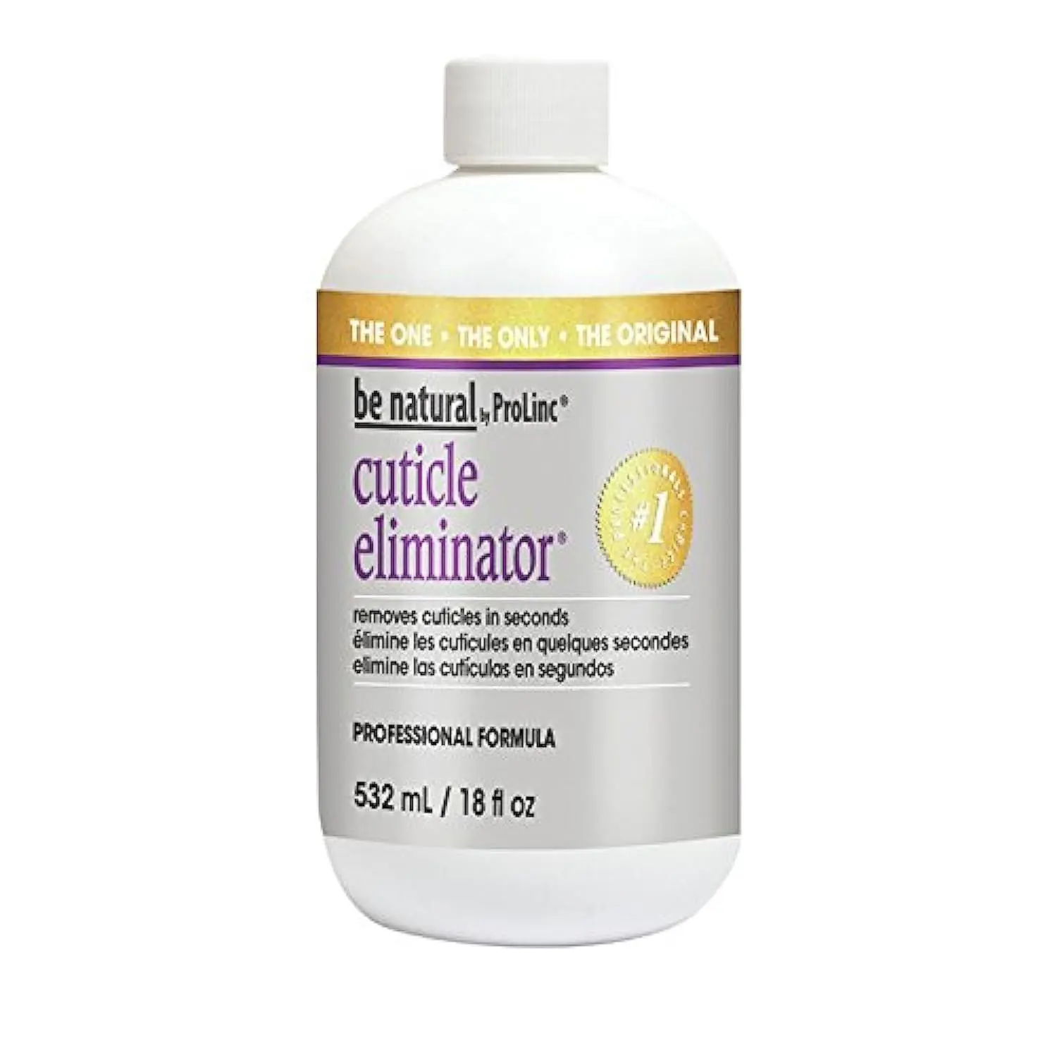 ProLinc Cuticle Eliminator, 18 oz Gentle Water-Based Cuticle Remover, Professional Nail Care Treatment for Manicures