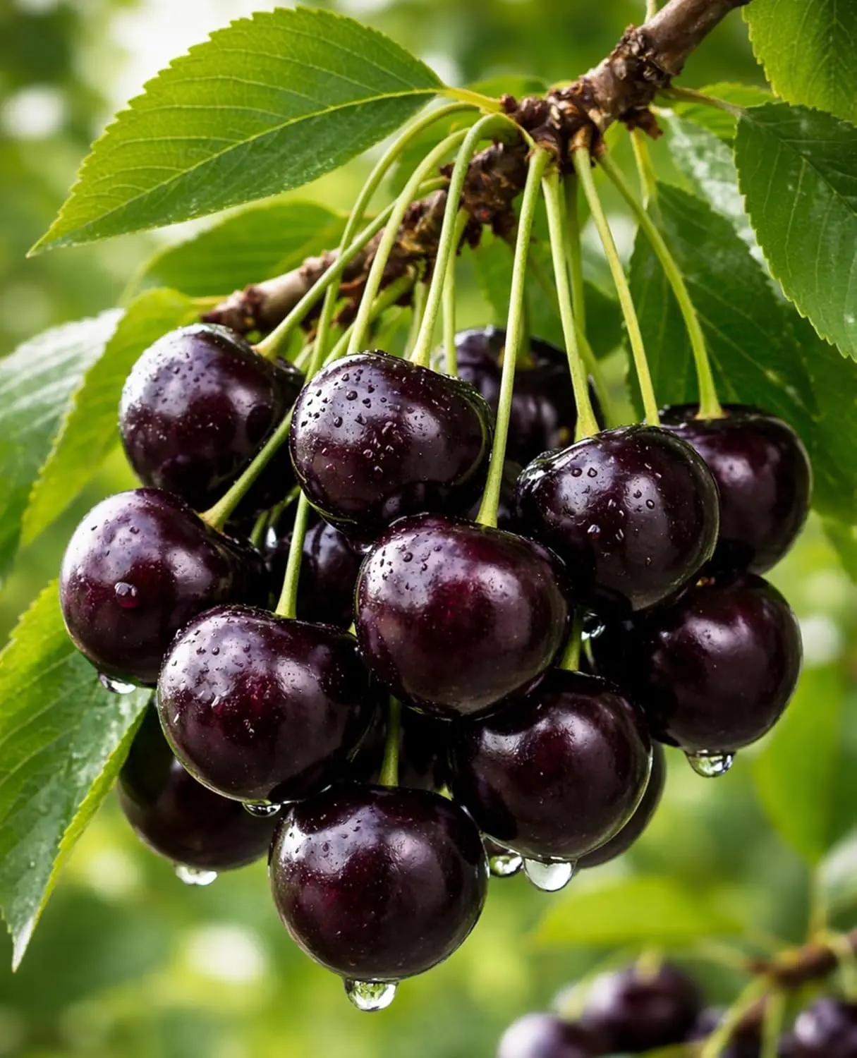 3-Pack Black Cherry Live Fruit Seedlings (Prunus serotina) | Fast-Growing Landscape Plants for Home Garden Supplies, Tree Seedlings