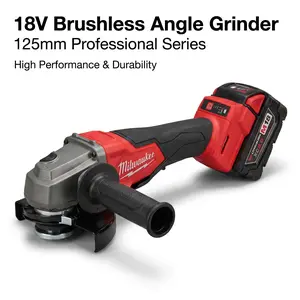 Milwaukee M18 125mm Brushless Grinder For Metal Cutting professional power tool