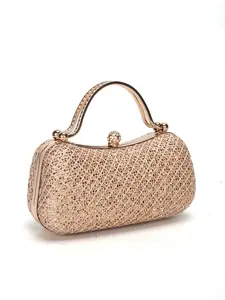 Shimmering ladies' evening clutch, sequinned handbag, fashionable handbag, crossbody bag with shoulder chain, diamond-studded handle design, suitable for weddings, parties, banquets, Christmas celebrations and more.
