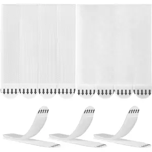 VEVOR Picture Hanging Strips, 16 Pairs, X-Large Picture Hangers with Removable Adhesive, Hook & Loop Strips, Wall Hanging Strips for Damage Free Picture Hanger, Mounting of Photos, Frames, Wall Decor