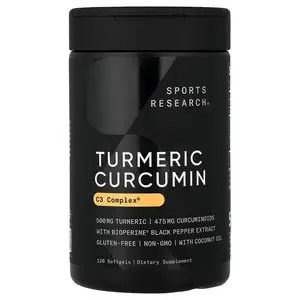 Sports Research Turmeric Curcumin, 120 Softgels