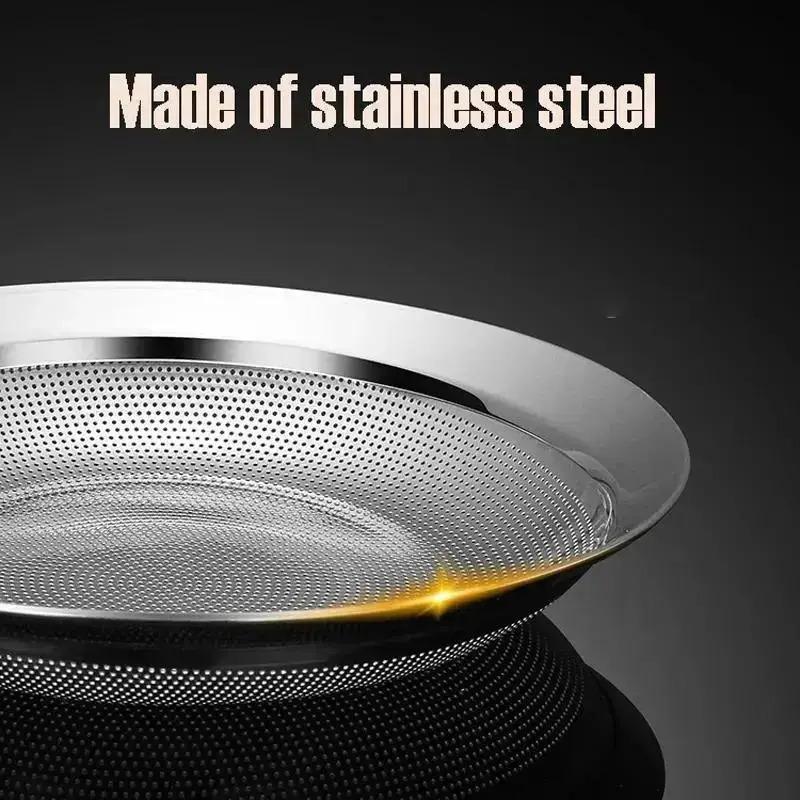 Stainless Steel Fat Skimmer Spoon Fine Mesh Strainer Comfortable Handle Kitchen Oil Food China Cooking Tool