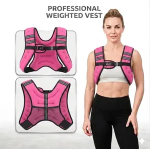 【SummerVibes】Weighted Vest for Men & Women 10lb/12lb/15lb/18lb, Adjustable Weighted Vest for Walking & Running | Rucking Training Vest with Phone Pocket for Men & Women Workout Fitness Belt memorial day sales fathers day gift ideas father's day gifts