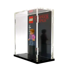 Clear Acrylic Display Case Compatible with LEGO® Minifigures 4x2 Comic Con Exclusive - Figure Not Included