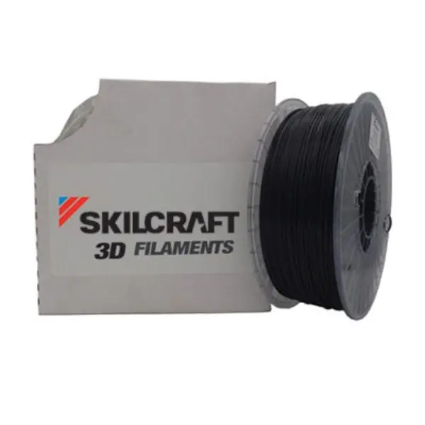 Skilcraft 3D Printer Nylon Filament (NSN6858923) - 1.75 mm, Black Nylon, 1kg Filament (1 kg), Durability for 3D Printers