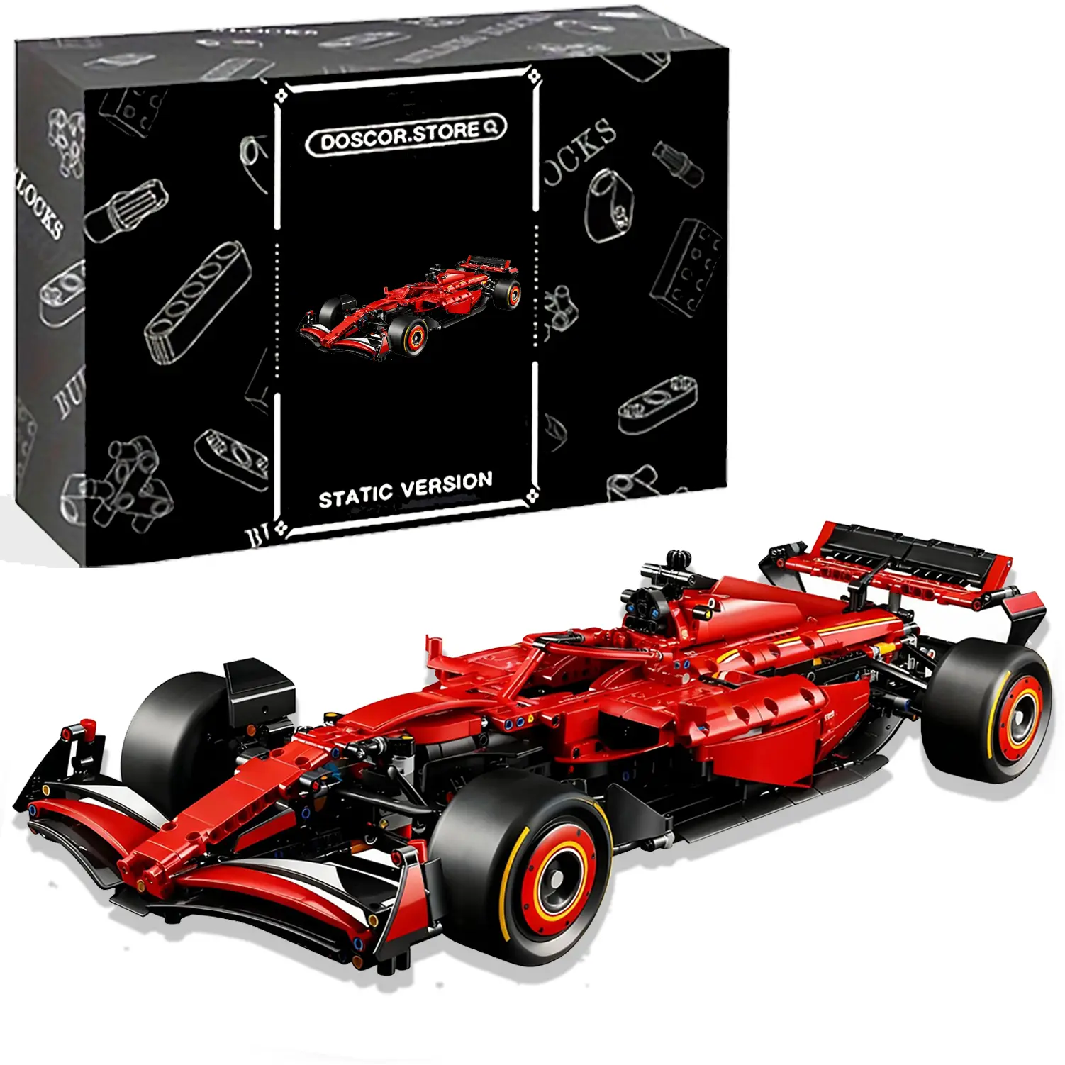 1:8 Model Car Kit - 24 inches long Building Set for Adults, Ages 18+ with Realistic Features - Gift for Birthdays - Gift for Christmas #Summervibes