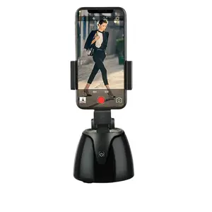 360° Smart Tracking Phone Mount - AI Auto Face Tracking, 360° Rotation, Portable & Durable, Compatible with iOS & Android, Quick Setup, Perfect for Live Streaming & Vlogging, TPU Material
