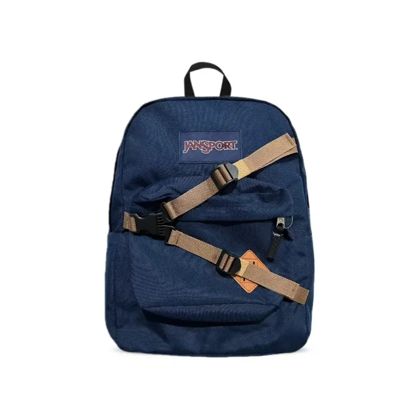 JANSPORT Spider-Man Cowboy Style Backpack, large capacity, can hold a laptop, durable, unisex school bag with a preppy style.