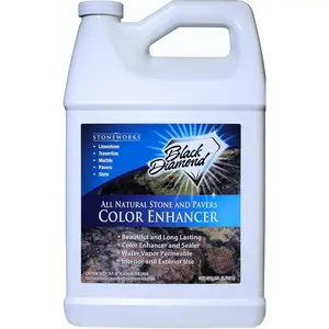 Color Enhancer Sealer for All-Natural Stone and Pavers.Marble, Travertine, Limestone,, Slate, Concrete, Grout, Brick, Block.(1 Gallon)