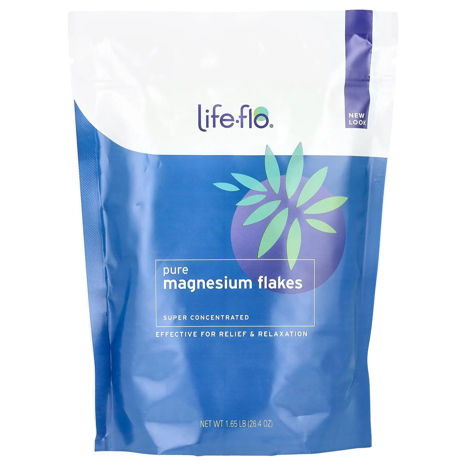 Life-flo Pure Magnesium Flakes, 1.65 lb (26.4 oz)