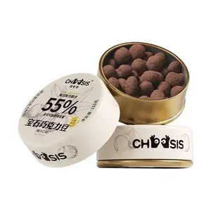 ChocSis Hazelnut Chocolate Beans 118g - 55% Dark Chocolate, Crispy & Crunchy, Popular Snack