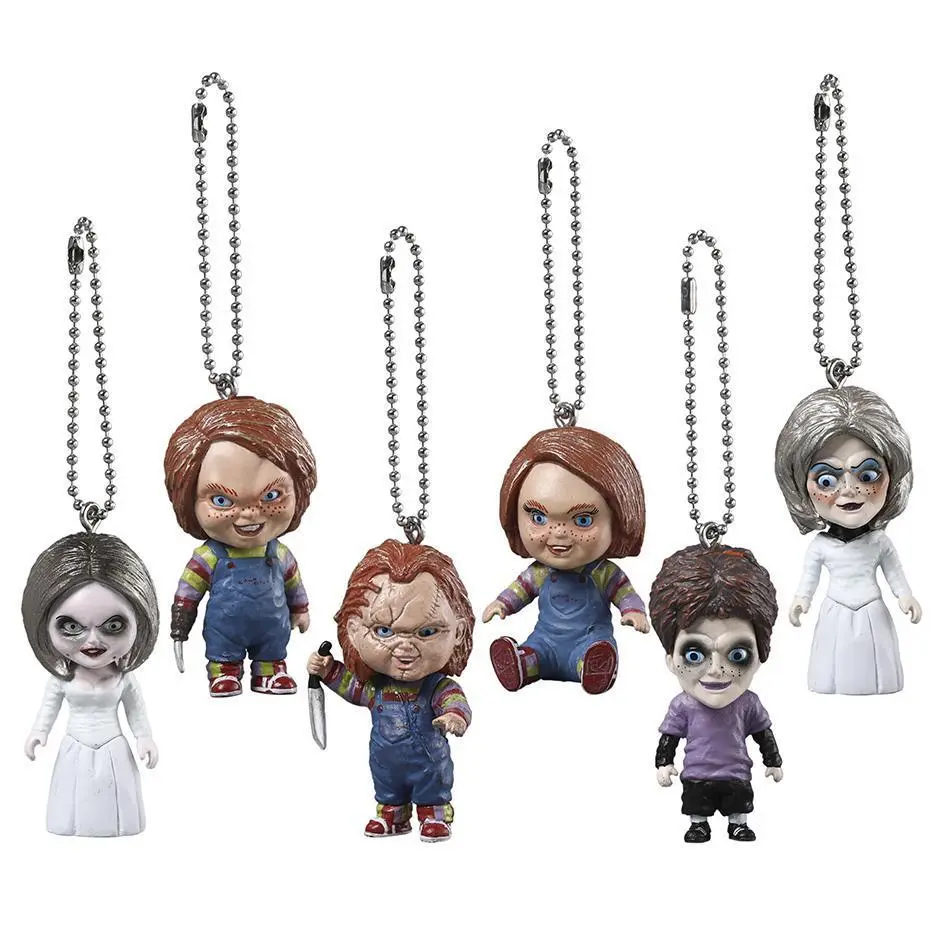 6pcs/set Chucky Returns Pendant Gashapon Capsule Figure Toys