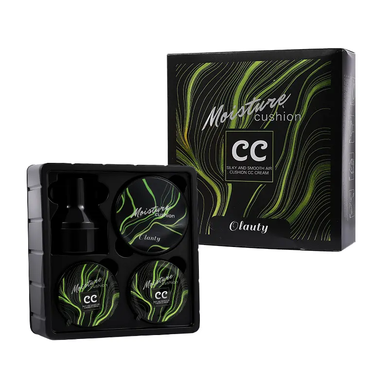 Olauty Air Moisture Cushion Breatheable Silky and Smooth CC Cream for Flawless Complexion Makeup Foundation