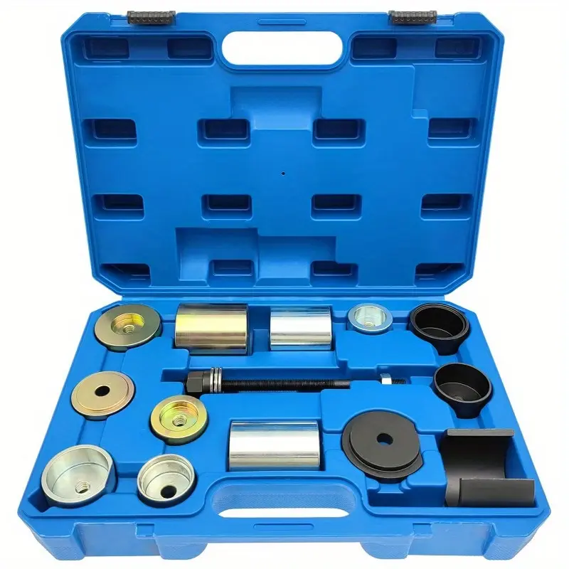 RTAB Bushing & Ball Joint Removal Kit, 14-Piece Heavy-Duty Forged Carbon Steel Automotive Repair Tool Set with 14 Sleeves for BMW E31 E38 E39 E46 E60 E61 E63 E64 E65 E66 E67 E70(X5) E90/91, 14 Pieces