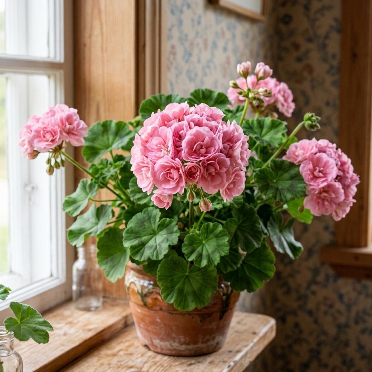 Rare Geranium Pelargonium Seeds for Garden Balcony Decoration Easy to Grow Flower Seeds Non-GMO Perennial Geranium Seeds for Home Gardening