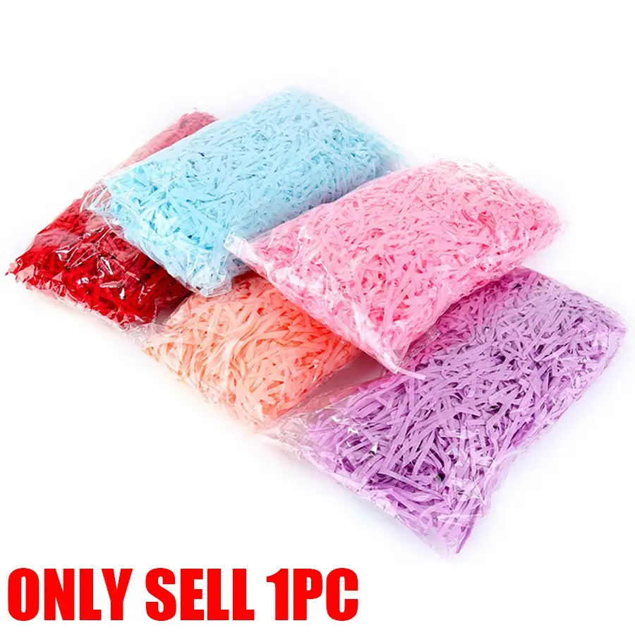 20g Colorful Decorative Paper Raffia Confetti Shreds, DIY Craft Tissue Paper Scraps for Gift Wrapping Box Filling, Gift Wrapping Supplies, Festival Party Table Decoration for Birthday Wedding Valentine's Day