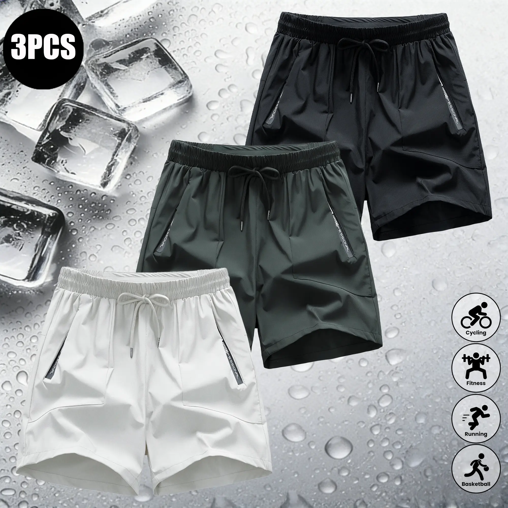 Black + Army Gray + White