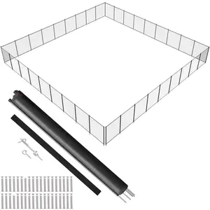 Pool Fence Mesh 4 X 108 Ft For Inground Pools, Removable Child Safety Pool Fencing, Easy DIY Installation Swimming Pool Fence, 340 GSM Teslin PVC Mesh, Protects Kids And Pets, Ideal For Backyards And Patios, Weather Resistant