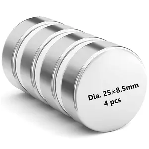 Realth Neodymium Disc Magnets Thick Rare Earth Magnets Round Permanent Magnet for Research Industrial Purposes Educational