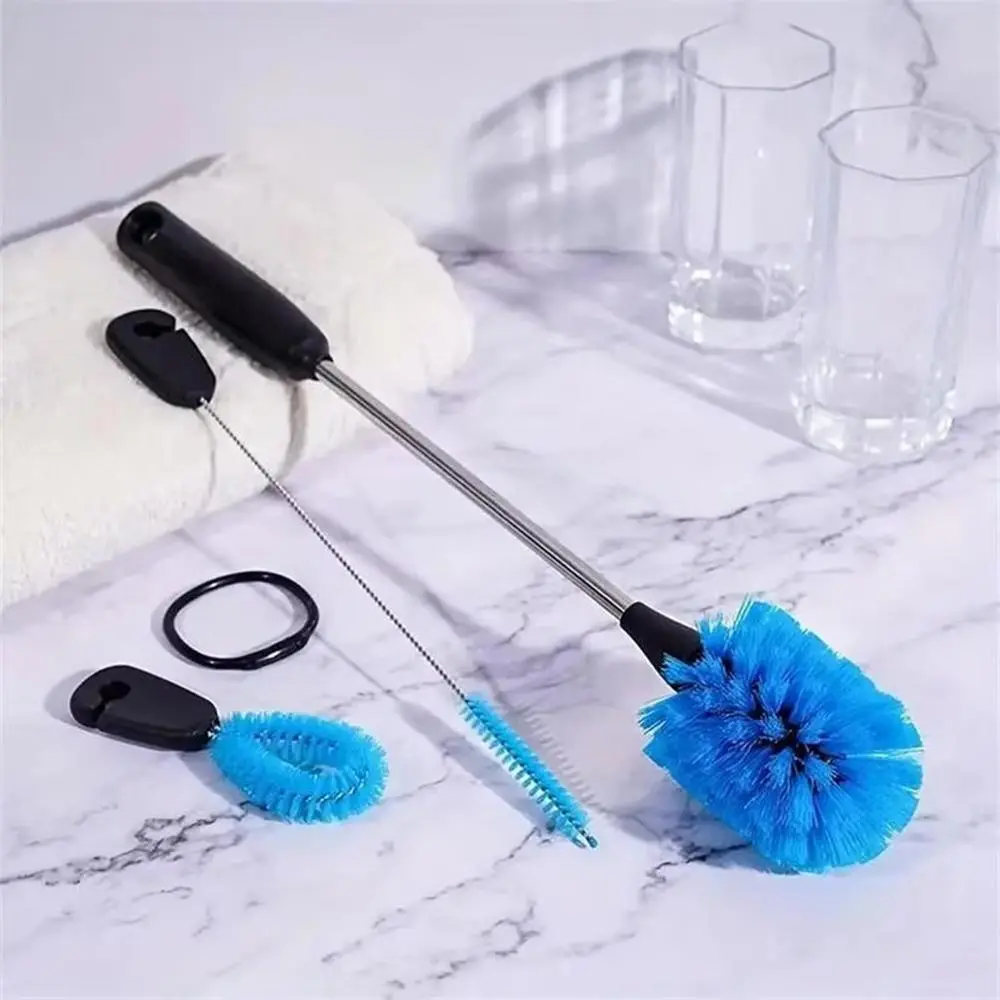 3 in 1 Stainless Steel Water Bottle Brush Set, 1 Set Long Handle Water Bottle Scrubbing Brush, Kitchen Cleaning Tool for Narrow Neck Bottles, Bottlewasher, Cleaner