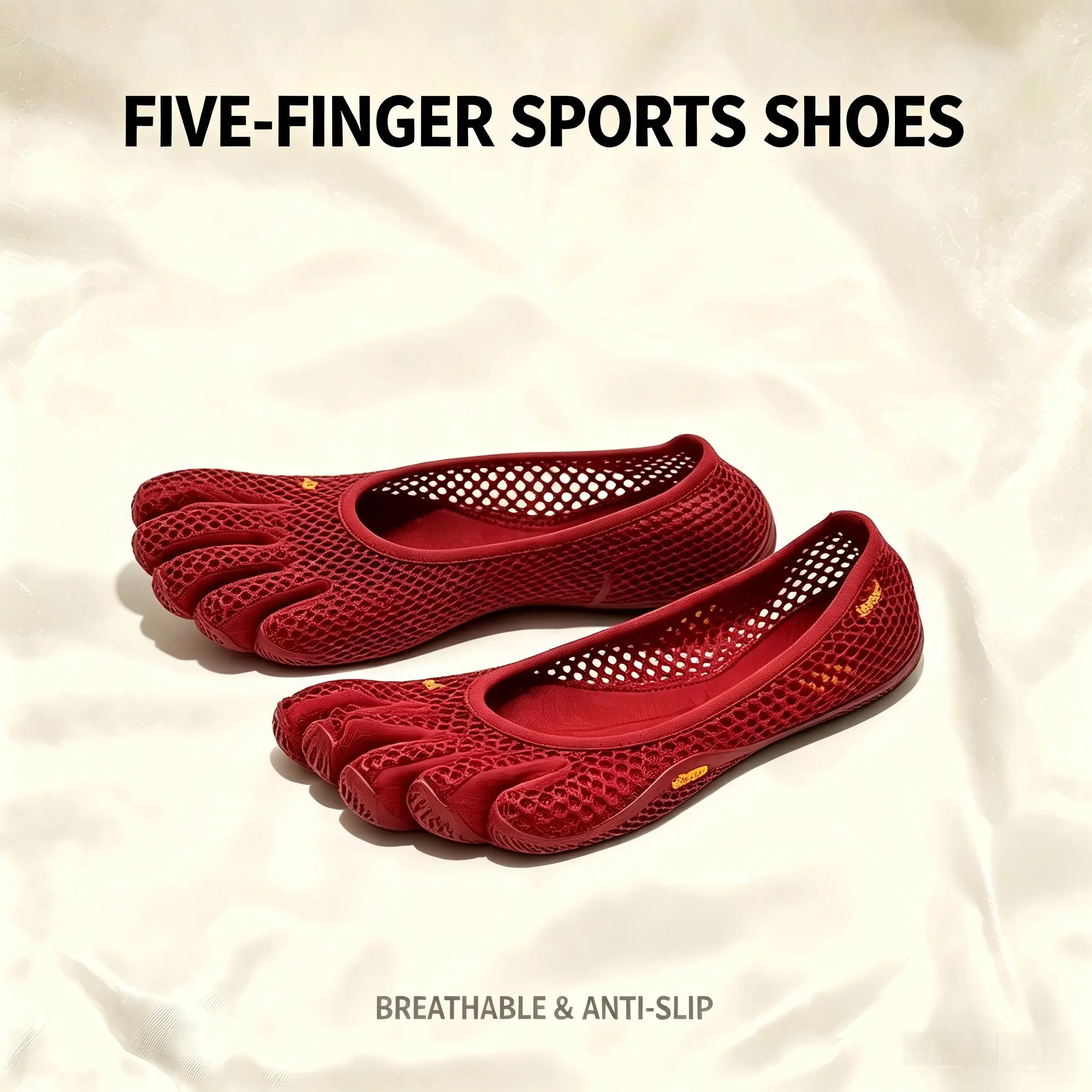 Women's Five Finger Shoes Indoor Fitness Running Yoga Pilates Dance Soft Bottom Non‑Slip Quick‑Dry Breathable Mesh Shoes Home Workout Anti-slip Barefoot Style Outdoor Daily Wear