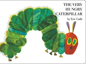 The Very Hungry Caterpillar -- Eric Carle - Board Book- Good