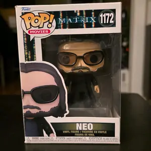Funko POP! Movies Matrix Neo "The One" Vinyl Figure 1172 Collectible Toy, Series #1172