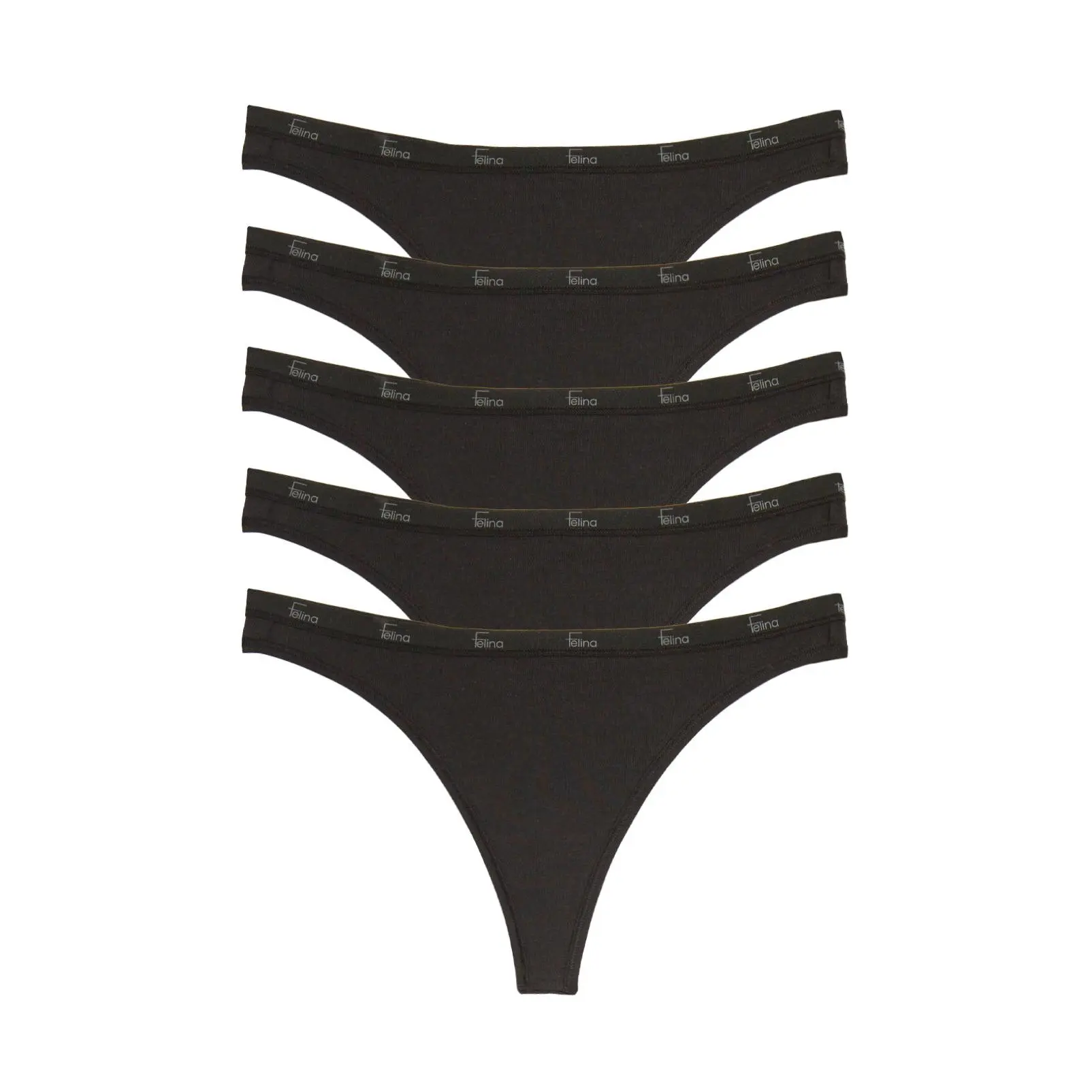Signature Cotton Thong 5-Pack
