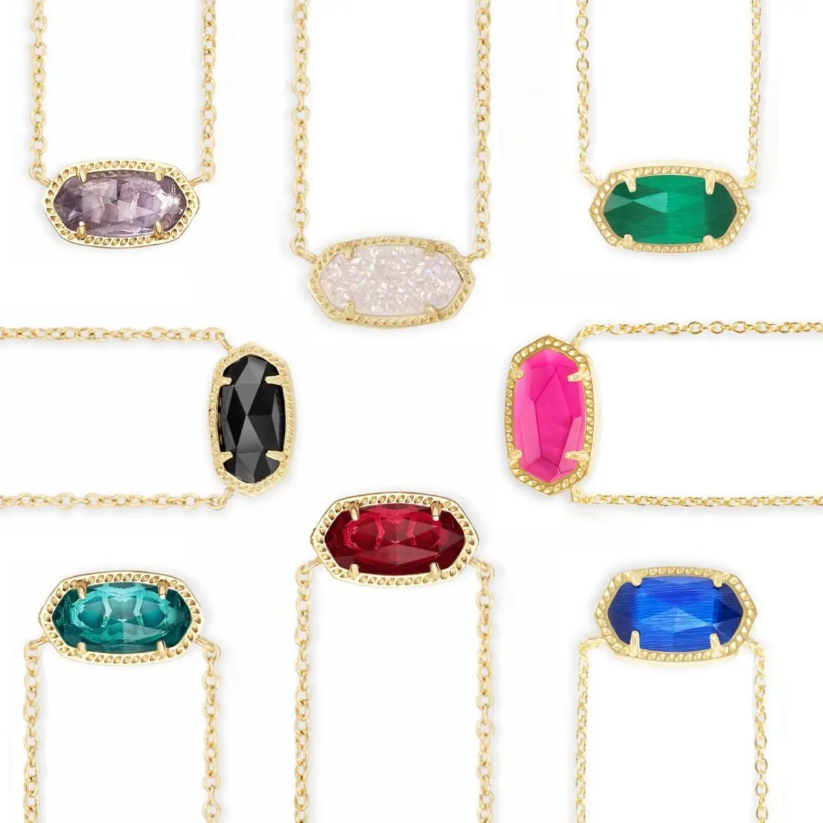 Kendra Scott Elisa Pendant Necklace for Women, Fashion Jewelry, 14k Gold-Plated Kendra Scott Elisa Pendant Necklace for Women, Fashion Jewelry, 14k Gold-Plated