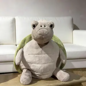 Timmy Turtle Weighted Plush Toy Soft Cuddly Anxiety Relief Stuffed Animal for Kids Adults Skin Friendly Fabric Individually Compressible Gift